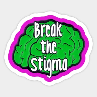 End The Stigma Sticker